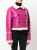 Kenzo Shearling-Jacke in Fuchsia-Rosa (Wollhaut) - Größe S