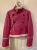 Kenzo Shearling-Jacke in Fuchsia-Rosa (Wollhaut) - Größe S