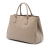 Prada B Prada Brown Beige Saffiano Leather Large Lux Galleria Tote Italy