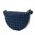 Bottega Veneta AB Bottega Veneta Blue Navy Calf Leather Mini and Denim Intrecciato Sunrise Hobo Italy