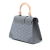 Goyard AB Goyard Gray Coated Canvas Fabric Goyardine Saigon Structured PM France