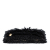 Chanel AB Chanel Black Tweed Fabric Paris Cosmopolite Fringe Clutch Italy