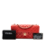 Chanel B Chanel Red Lambskin Leather Leather Classic Lambskin East West Single Flap Italy