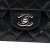 Chanel B Chanel Black Lambskin Leather Leather Medium Classic Perforated Lambskin Double Flap France