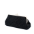 Chanel AB Chanel Black Tweed Fabric Quilted Kisslock Clutch Italy