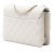 Chanel AB Chanel White Lambskin Leather Leather Quilted Lambskin Beauty Lock Flap Italy