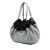 Chanel AB Chanel Gray Pomice with Black Lambskin Leather Leather Lambskin Stretch Spirit Cabas Tote Italy