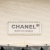 Chanel AB Chanel White with Black Canvas Fabric Medium Classic Embroidered Double Flap France