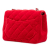 Chanel AB Chanel Red Velvet Fabric Mini Square Classic Single Flap France