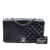 Chanel AB Chanel Black Calf Leather Large Glazed skin Coco Boy Flap Italy