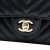 Chanel B Chanel Black Lambskin Leather Leather Medium Classic Chevron Lambskin Double Flap France