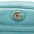 Gucci AB Gucci Blue Light Blue Calf Leather GG Star Embossed Crossbody Italy
