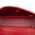 Chanel B Chanel Red Dark Red Lambskin Leather Leather Mini Square Classic Lambskin Single Flap France