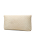 Celine B Celine Brown Light Beige Coated Canvas Fabric Macadam Clutch Italy
