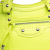 Balenciaga AB Balenciaga Yellow Neon Yellow Calf Leather Mini Croc Embossed skin Neo Classic City Italy