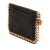 Stella McCartney AB Stella McCartney Black Polyester Fabric Falabella Shaggy Deer Card Holder Italy
