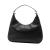 Ferragamo B Ferragamo Black Calf Leather Gancini Romana Hobo Bag Italy