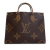 Louis Vuitton AB Louis Vuitton Brown Monogram Canvas Fabric Monogram Reverse Giant OnTheGo MM France
