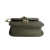 Valentino Rockstud Glam Lock Small Calfskin Leather Flap Shoulder Bag Military Green
