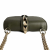 Valentino Rockstud Glam Lock Small Calfskin Leather Flap Shoulder Bag Military Green