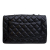 Chanel AB Chanel Black Lambskin Leather Leather Jumbo Classic Lambskin Single Flap France