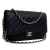 Chanel AB Chanel Black Caviar Leather Leather Maxi Classic Caviar Double Flap France