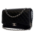 Chanel AB Chanel Black Caviar Leather Leather Maxi Classic Caviar Double Flap France