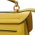 Ferragamo B Ferragamo Yellow Calf Leather skin Gancini Margot Top Handle Bag Italy