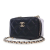 Chanel AB Chanel Black Lambskin Leather Leather Mini Lambskin Trendy CC Cardholder With Chain Italy