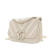 Chanel AB Chanel White Ivory Sheepskin Leather Leather Small CC Chevron Sheepskin Subtle Flap Italy
