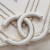 Chanel AB Chanel White Ivory Sheepskin Leather Leather Small CC Chevron Sheepskin Subtle Flap Italy