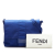 Fendi B Fendi Blue Nylon Fabric FF Lock Crossbody Italy