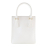 Prada AB Prada White Saffiano Leather Mini Lux Tote Italy