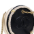 Chanel AB Chanel Black with White Ivory Calf Leather Crumpled skin En Vogue Round Bag France
