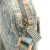 Fendi B Fendi Blue Denim Canvas Fabric Zucca Denim Crossbody Italy