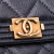 Chanel B Chanel Black Lambskin Leather Leather Quilted Lambskin Boy Wallet On Chain Italy