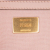 Fendi B Fendi Pink Canvas Fabric Zucca Embroidered Baguette Satchel Italy