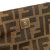 Fendi B Fendi Brown Canvas Fabric Zucca Mia Flap Crossbody Italy