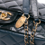 Chanel Blue Paris-Salzburg Small Patent and Goatskin CC Eyelet Flap Italy