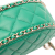Chanel AB Chanel Green Lambskin Leather Leather Small Quilted Lambskin Chain Around Hook Hobo Bag Italy