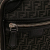 Fendi B Fendi Black Canvas Fabric Mini Zucchino Recycled Jacquard Trolley Satchel Italy