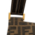 Fendi B Fendi Brown Canvas Fabric Zucca Shoulder Bag Italy