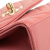 Chanel B Chanel Pink Lambskin Leather Leather Mini Chevron Lambskin Trendy CC Chain Wallet Italy