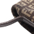 Fendi B Fendi Brown Dark Brown Canvas Fabric Zucchino Crossbody Italy