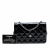 Chanel WOC Patent Leather Quilted Flap Crossbody Black