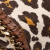 Stella McCartney AB Stella McCartney White with Brown Canvas Fabric Falabella Leopard Printed Fold Over Tote Italy