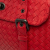 Bottega Veneta AB Bottega Veneta Red Nappa Leather Leather Nappa Intrecciato Flap Satchel Italy