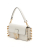 Fendi Vitello Seta Fendace Brooch Baguette Bag