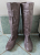 Vanessa Bruno Bottes cuir souple, rare couleur prune 40