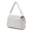 Fendi AB Fendi Silver Calf Leather Selleria Baguette Satchel Italy